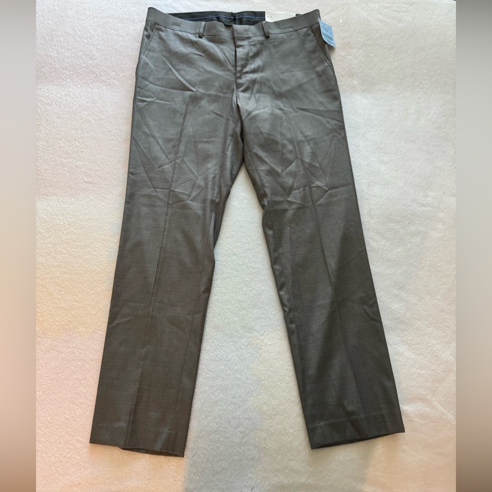 Kenneth Cole Men's Taupe Dress Pants